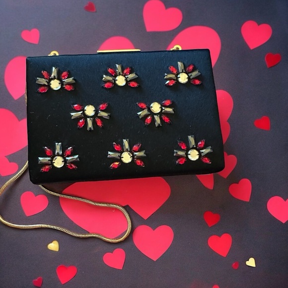 Kate Spade Tiny Emmanuel Crystal Bag - Satin Clutch Is Perfect For Evenings Out - Picture 5 of 16